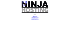 Desktop Screenshot of ninjahosting.com